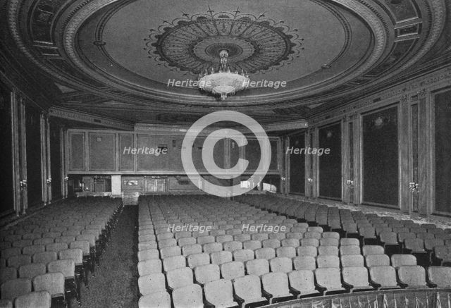 Auditorium from the stage, Cameo Theatre, New York, 1925. Artist: Unknown.
