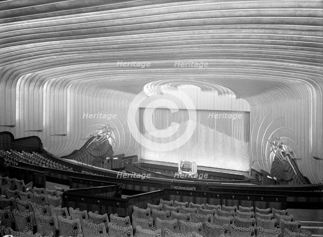 Auditorium of the Odeon, Leicester Square, London, 1937. Artist: J Maltby