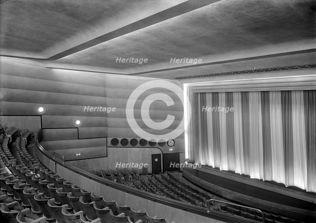 Auditorium of the Odeon, Well Hall Road, Eltham, London c1936. Artist: J Maltby