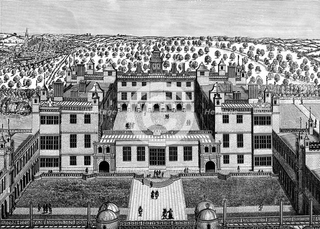Audley End House, Saffron Walden, Essex, 1688, (1893). Artist: Unknown