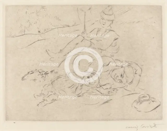 Auf dem Lande (In the Country), 1912. Creator: Lovis Corinth.