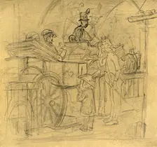 Auf Reisen mid-late 19th century, (c1924). Creator: Carl Spitzweg
