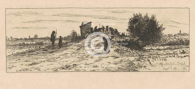 Auf Staufá Bruck, 1879. Creator: Otto Henry Bacher.