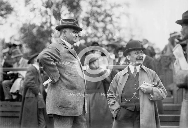 Aug. Belmont & Paul Cravath, (1912?). Creator: Bain News Service.