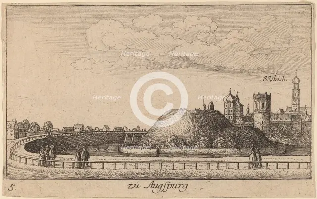 Augsburg, 1635. Creator: Wenceslaus Hollar.