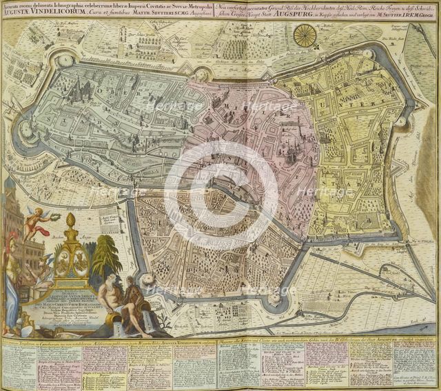 Augsburg, 1742. Creator: Seutter, Matthaeus (1678-1757).