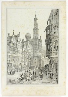 Augsburg, 1833. Creator: Samuel Prout