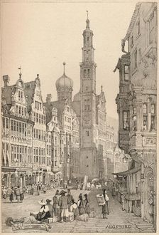 Augsburg c1820 (1915). Artist: Samuel Prout