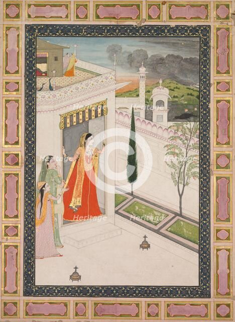 Augury of the Crow (Vasakasajja Nayika), c. 1800. Creator: Unknown.