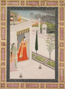 Augury of the Crow (Vasakasajja Nayika), c. 1800. Creator: Unknown