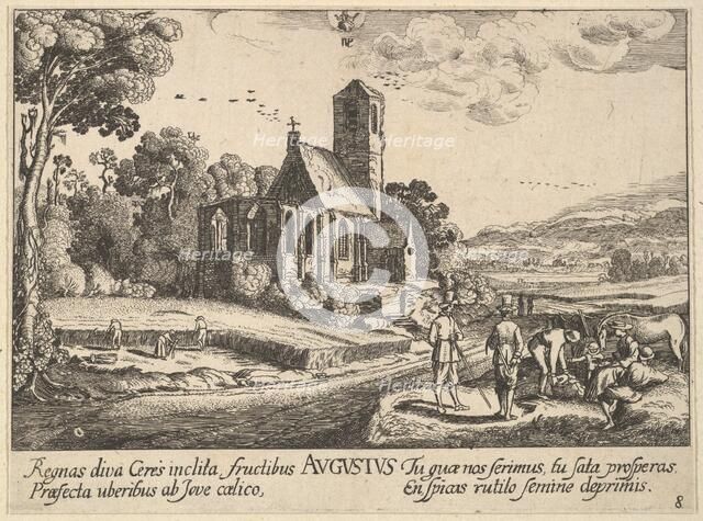 August, 1628-29. Creator: Wenceslaus Hollar.