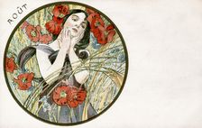 August 1900. Artist: Alphonse Mucha