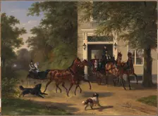 August Belmont and Isabel Perry, 1854. Creator: Wouterus Verschuur