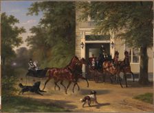August Belmont and Isabel Perry, 1854. Creator: Wouterus Verschuur