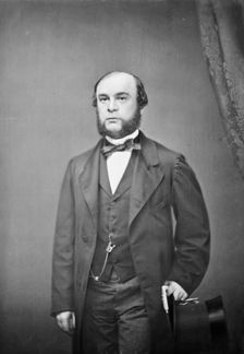August Belmont Senior, between 1855 and 1865. Creator: Unknown