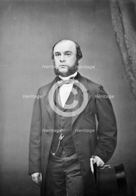 August Belmont Senior, between 1855 and 1865. Creator: Unknown.