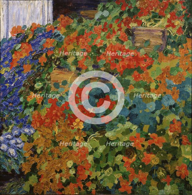 August carpet, 1909. Artist: Yakovlev, Mikhail Nikolayevich (1880-1942)