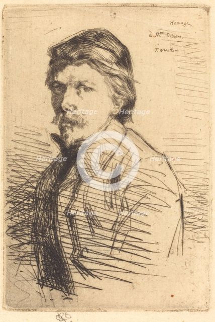 August Delatre, 1858. Creator: James Abbott McNeill Whistler.