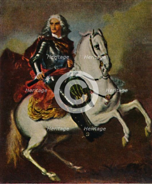 'August der Starke 1670-1733. - Gemälde von Silvestre', 1934. Creator: Unknown.