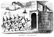 August - Idees Napoliennes 19th century.Artist: George Cruikshank