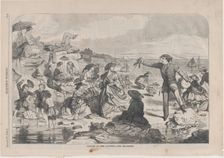August in the Country - The Sea-Shore (Harper's Weekly, Vol. III), August 27, 1859. Creator: Unknown
