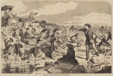August in the Country - The Sea Shore, published 1859. Creator: Winslow Homer