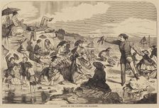 August in the Country - The Sea Shore, published 1859. Creator: Winslow Homer