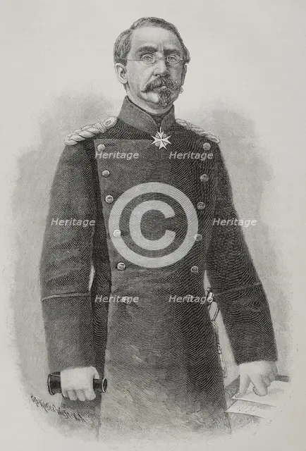 August Karl von Goeben, (1816-1880), Prussian general, 1891.  Creator: Unknown.