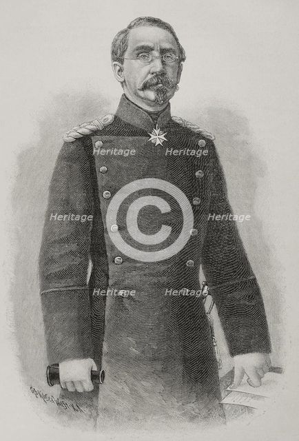 August Karl von Goeben, (1816-1880), Prussian general, 1891.  Creator: Unknown.