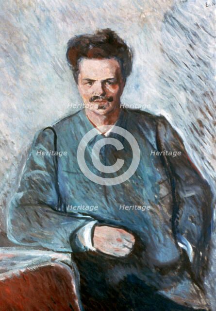 'August Strindberg', 1892. Artist: Edvard Munch
