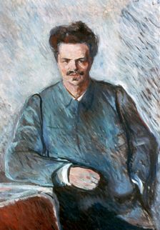 August Strindberg 1892. Artist: Edvard Munch