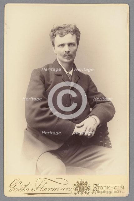 August Strindberg Artist: Florman, Gösta (1831-1900)