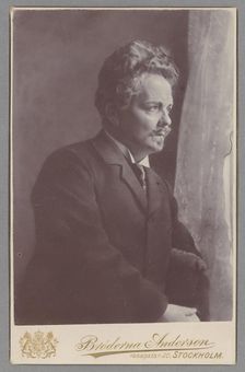 August Strindberg Artist: Photo studio Andersson Bros