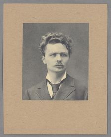 August Strindberg Artist: Roesler, August Josef Robert (1837-1896)