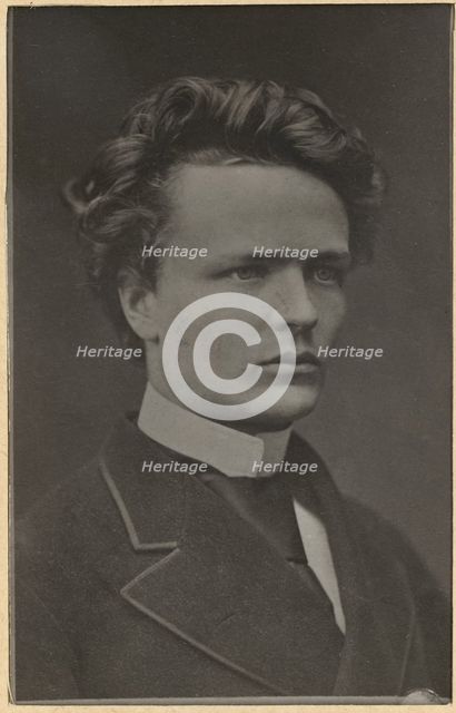 August Strindberg Artist: Roesler, August Josef Robert (1837-1896)