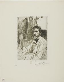 August Saint Gaudens I, 1898. Creator: Anders Leonard Zorn