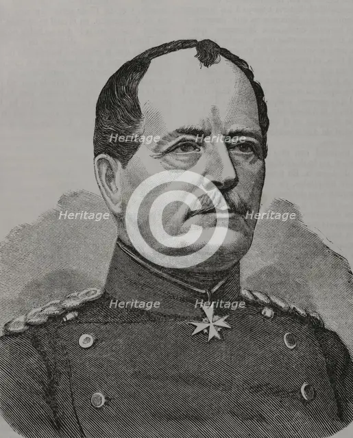 August von Werder (1808-1888), Prussian general, 1870. Creator: Unknown.