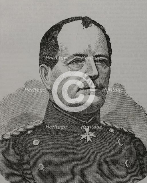 August von Werder (1808-1888), Prussian general, 1870. Creator: Unknown.