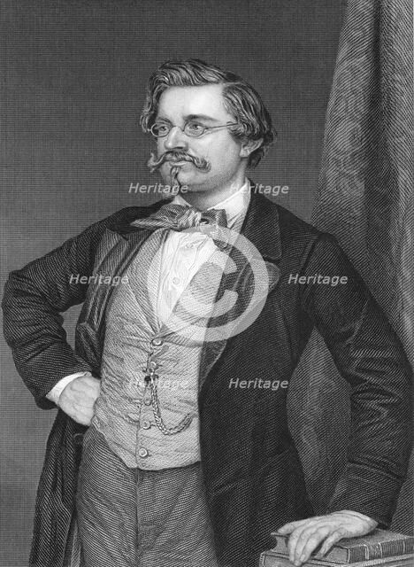 August Wilhelm Hofmann, German organic chemist, 1854-1860. Artist: Unknown