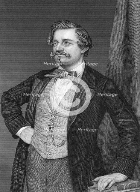 August Wilhelm Hofmann, German organic chemist, 1854-1860. Creator: Unknown.