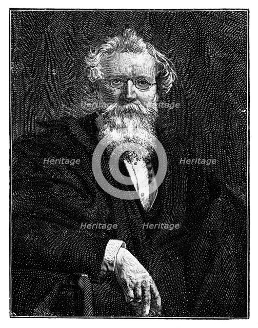 August Wilhelm von Hofmann, 19th century German organic chemist, (1900). Artist: Unknown