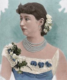 Augusta Victoria of Schleswig-Holstein, last German empress and queen of Prussia...(1859-1941). Creator: Ernesto Mancastropa