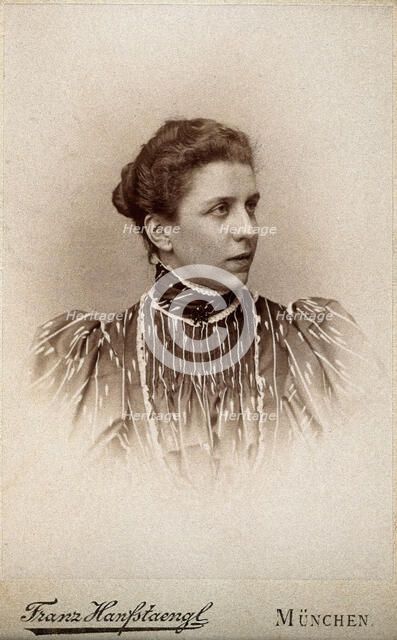 Augusta Flückiger, c1860s. Creator: Franz Seraph Hanfstaengl.