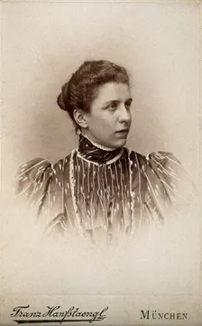 Augusta Flückiger, c1860s. Creator: Franz Seraph Hanfstaengl
