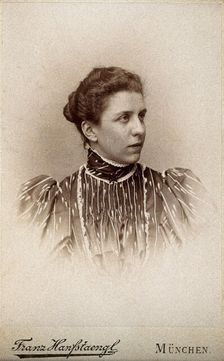 Augusta Flückiger, c1860s. Creator: Franz Seraph Hanfstaengl
