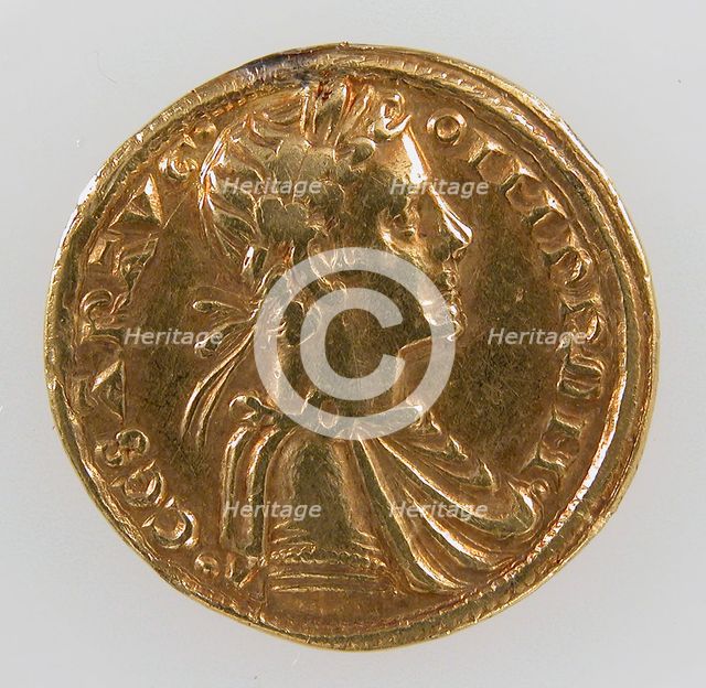 “Augustalis” of Frederick II Hohenstaufen (r. 1215-50), Italian, 1230-50. Creator: Unknown.