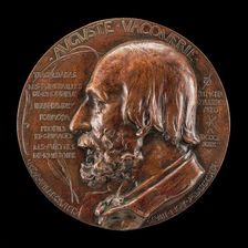 Auguste Vacquerie, 1819-1895, Writer and Critic, 1885. Creator: Désiré Ringel d'Illzach