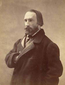 Auguste Vacquerie, litterateur [writer], c1855-1859. Creator: Nadar