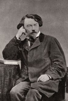 Auguste Villiers de l'Isle-Adam, French Symbolist writer, 1882