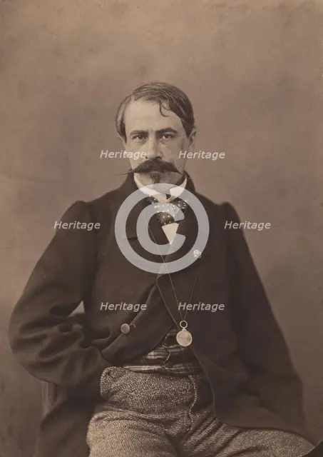 Auguste Vitu, journaliste, 1860-1861. Creator: Nadar.